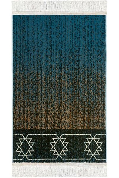 Segadty Sohan Luxury Prayer Rug – Elegant Blue Ultra-Soft Non-Slip Mat for Men & Women Daily Prayers