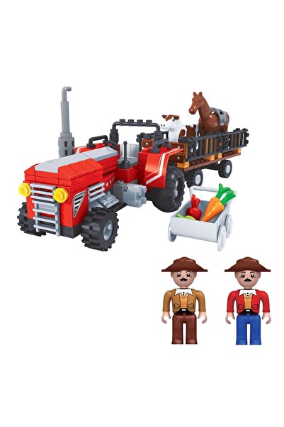 OEM Building Blocks Tractor & 2 Figurines (219 pieces)