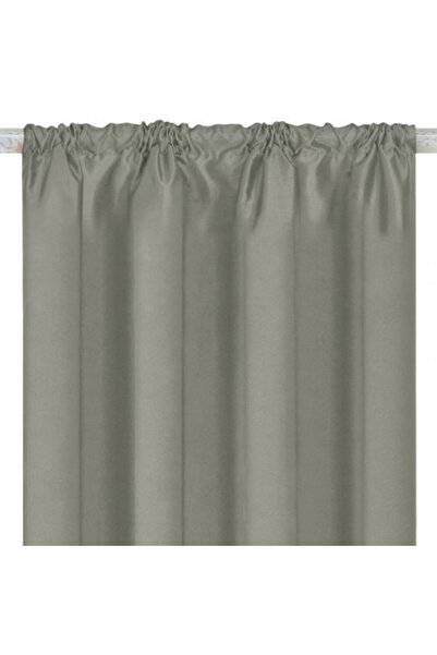 OEM Decorative curtain with shading fabric and hook band, size 140 x 260 cm, Grey