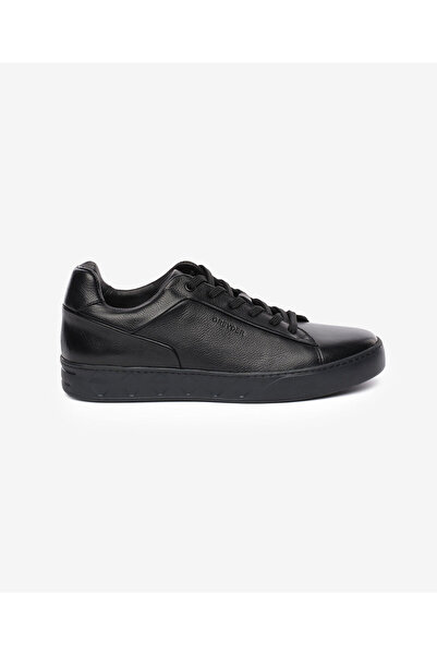 Greyder Erkek Siyah Hakiki Deri Sneaker Ayakkabı 5K1SA13293