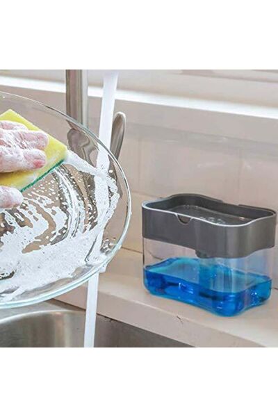 Evvano Dozator de săpun lichid cu mecanism de pompare și recipient pentru bur...