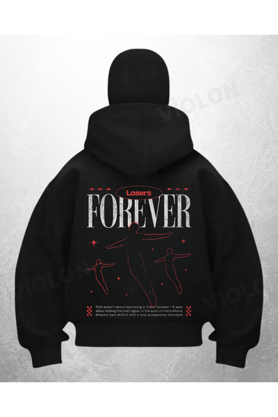 Bravebell سترة كارديجان مطبوعة باللون الأسود من فوريفرز بتصميم الساموراي