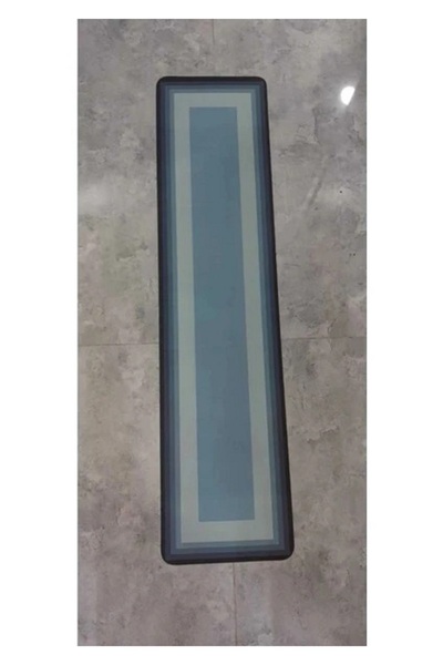 ALBBEK 2 pieces kitchen mat magic water absorbent bathroom mat non-slip base 156x38 cm a-61