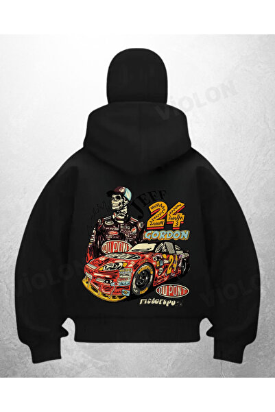 Bravebell سترة كارديجان مطبوعة باللون الأسود من 24 كار بتصميم قناع الثلج السا...