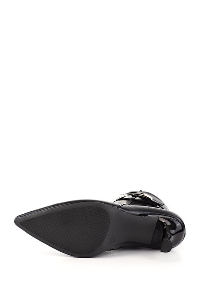 GÖNDERİ(R) Woman's black zippered thin heeled boots