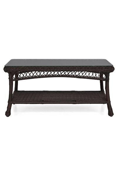 Maison Mex Masuta cafea gradina/terasa, SUSAN, L.90 l.45.5 H.43 cm, maro