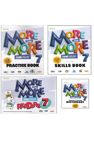 Kurmay Yayınları Kurmay ELT More and More 7. Sınıf MORE&MORE PRACTICE BOOK & SKILLS BOOK & DICTIONARY & READERS (4lü