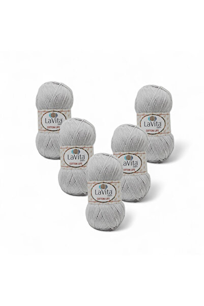LaVita Yarn Cotton Life pređa za ručno pletenje 50% P Pamuk 50% A Akril 500gr...