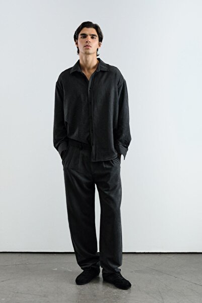 GIESTO Effective Modal Black Shirt