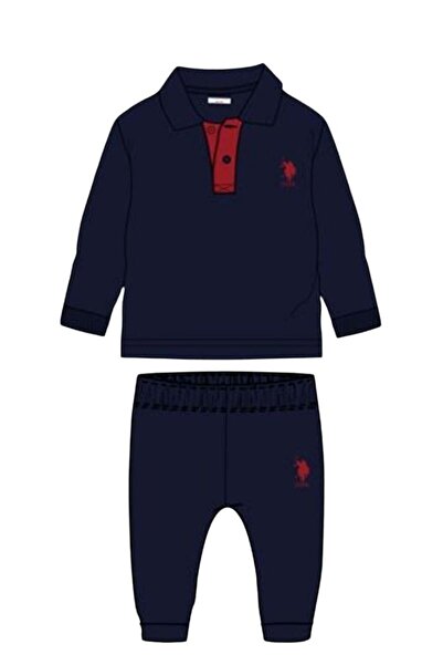U.S. Polo Assn. طقم ملابس للأولاد الصغار من U.S. Polo Assn مكون من قطعتين بال...