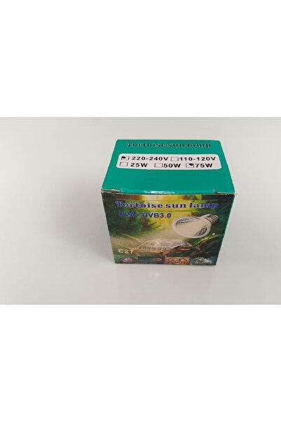 ÇINAR HOBİ Isıtma Lambası 75w 220v Uva+uvb Güneş Sürüngen Isıtıcı Lamba Kuluçka makineleri