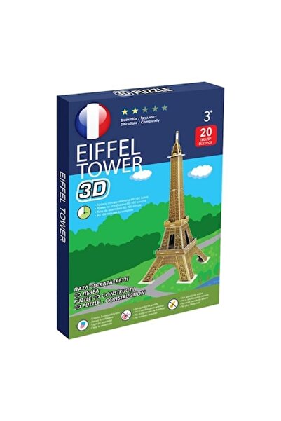 OEM Puzzle - 3D Construction Eiffel Tower (20 pieces)