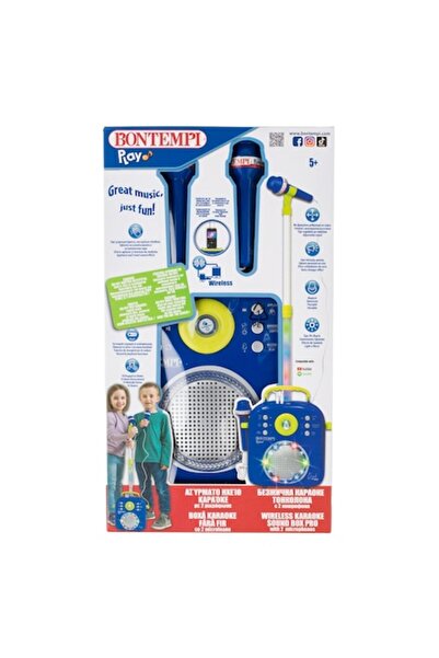 OEM Microfon karaoke cu stativ, sunet și lumini