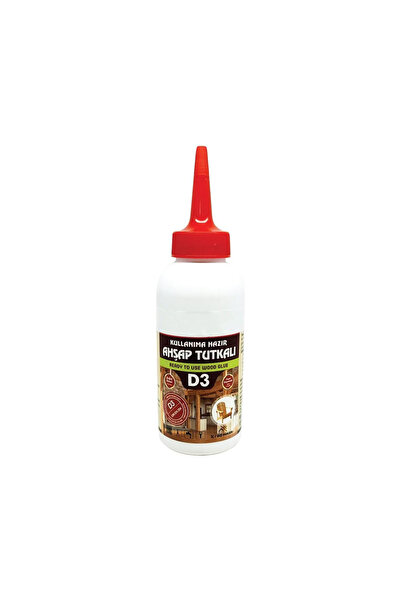 Badem10 Hazır Ahşap Tutkalı 150 gram Şeffaf D3 Mobilya Mdf Sunta Kumaş Kağıt DIY Uygulamalarında Yapıştırıcı