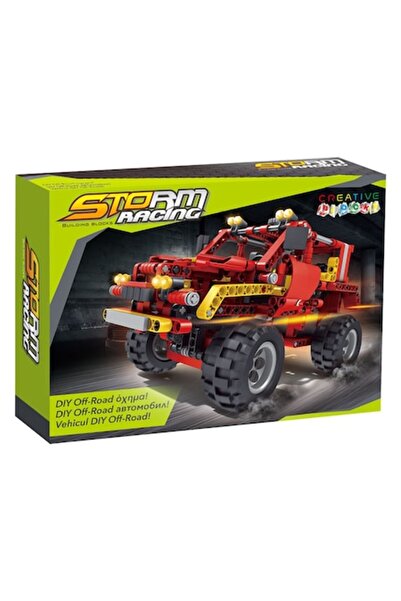 OEM Construction Blocks Off-Road Vehicle Red 436 Pieces