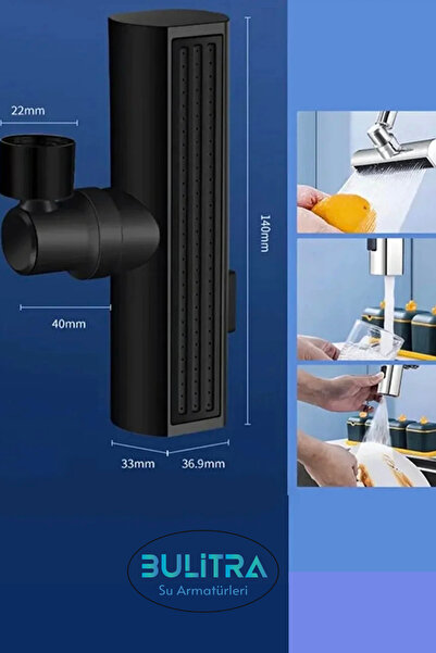BULİTRA Su Armatürleri نوع شلال موفر للمياه متعدد الوظائف من سلسلة Universal ...