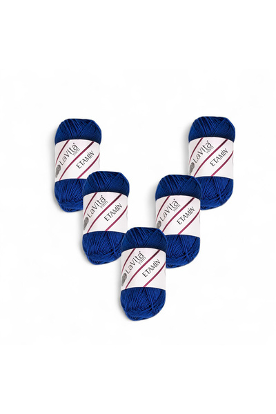 LaVita Yarn Etamin pređa za ručno pletenje 100% A Akril 150gr 5 KOMADA (0005 ...