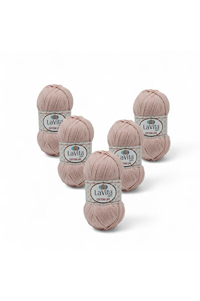 LaVita Yarn Cotton Life Νήμα Πλεξίματος στο χέρι 50% Βαμβάκι 50% Ακρυλικό 500...