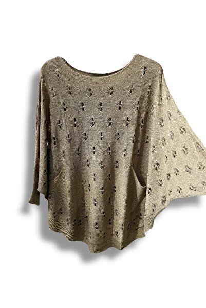 SUMEF oversized Mercerized Knitwear Blouse - Πουλόβερ με διάτρητο σχέδιο (μέγεθος 38-52)
