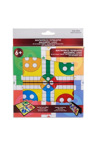 OEM Joc de tablă magnetică de călătorie „Nu te supara Frate” 15,5x15,5cm