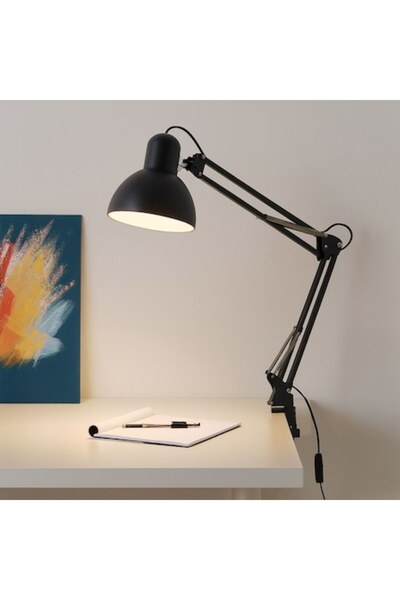 OEM Black Desk Lamp with Clip & Foldable Arm