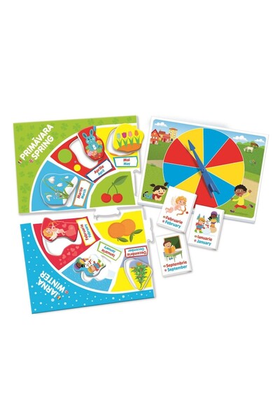 OEM Agerino Educational Game Months & Seasons - Clementoni