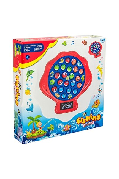 OEM Fishing Games, Little Fishermen, Multicolor, 5 Fishing Rods, 21 Fish, 3+ Years