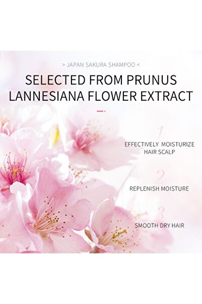 LAIKOU Sakura Shampoo with Amino Acids – Japanese Cherry Blossom Extract 200 ml