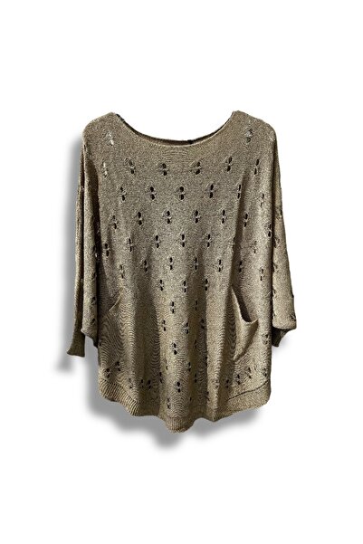 SUMEF oversized Mercerized Knitwear Blouse - Πουλόβερ με διάτρητο σχέδιο (μέγεθος 38-52)