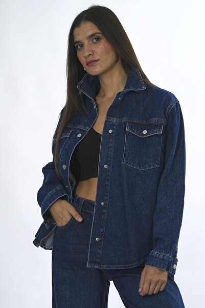 ABBRA Cămașă de blugi pentru femei