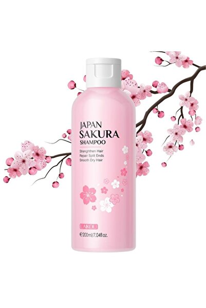 LAIKOU Sakura Shampoo with Amino Acids – Japanese Cherry Blossom Extract 200 ml