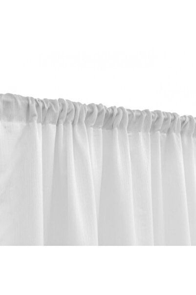 OEM Decorative Curtain with Band, Light-Passing, Size 140 x 260 cm, Ecru