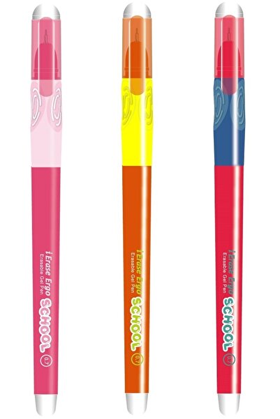 M&G Roller cu rescriere iErase Ergo pentru fete, 0.7 mm, gel albastru cristal...