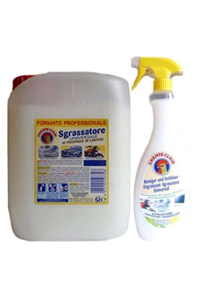 chante clair Degresant universal cu aromă de lămâie Chanteclair 5L + Spray cu...