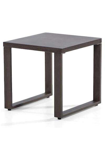 Maison Mex Masă de colț grădină/terasă LONDON L.51 l.51 H.51 maro