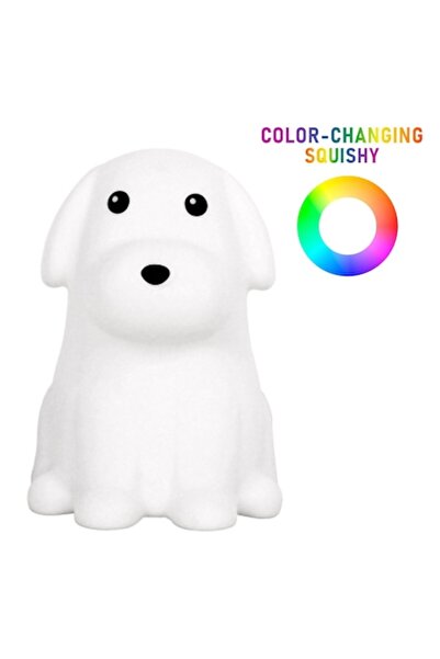 OEM Lampă de noapte pufoasă pentru câini cu baterii 11x12x16cm