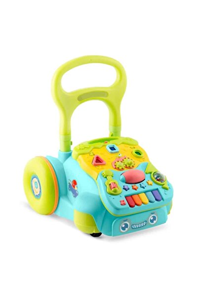 Ricokids Premergator pentru copii 2in1 , solid si durabil, roti cu blocare si cauciuc antiderapant, cu pia...