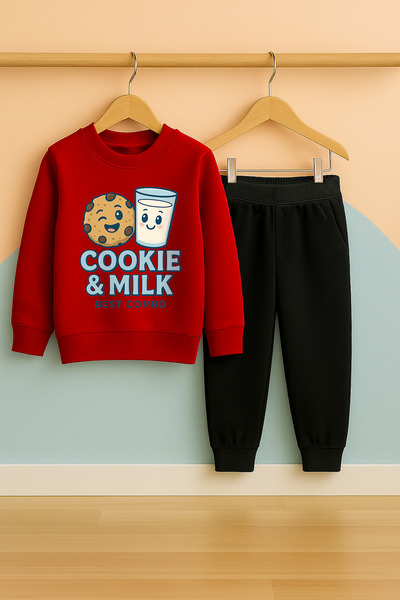 BookOrBook Children's Tracksuit Set |   Cookie & Milk |   3-12 Years Old |   ...