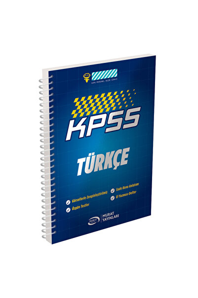 Murat Yayınları 4041 - KPSS Türkçe Defteri