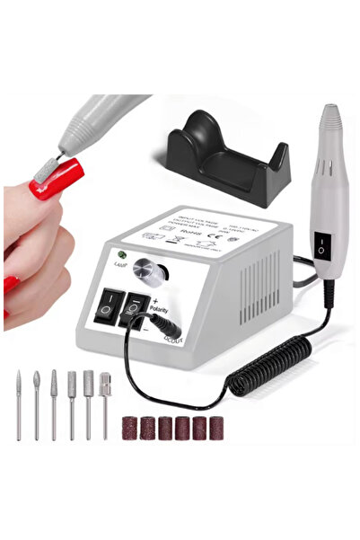 Fujika Protez Tırnak Freze Makinesi Manikür Pedikür 2000 Tırnak Törpü Cihazı Elektrikli 6 Başlık Mercedes