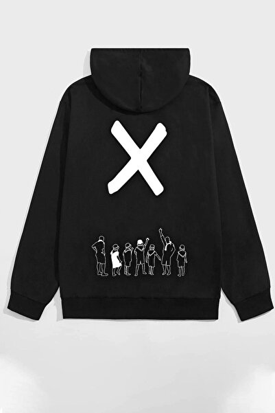 trendypassion Unisex Design X Printed Sweatshirt