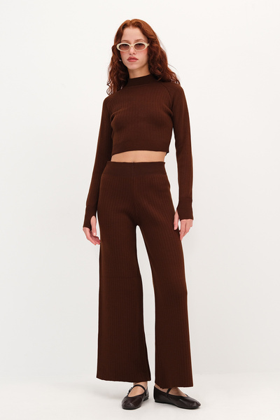 Addax Knitwear Bottom-Top Double Set Tkm2917