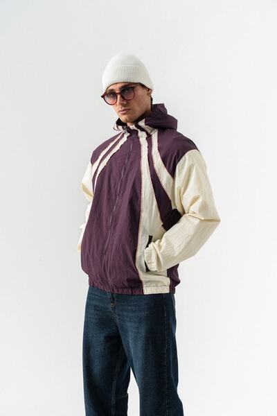 go gang own Hoodrealm Парашутна тканина на блискавці Вінтажна вітровка