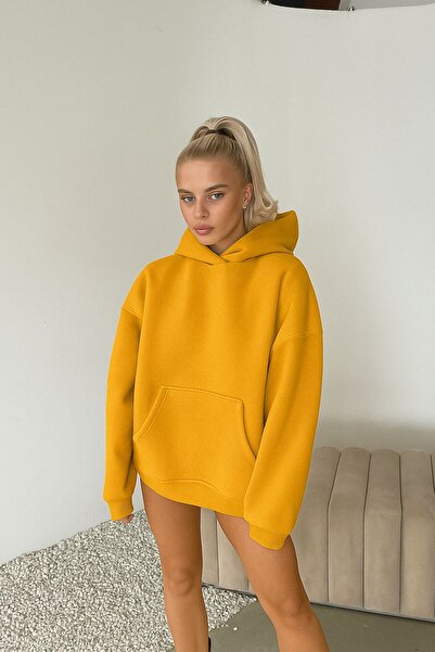 BENROMA SWEATSHIRT UNISEX CU GLUGĂ IMPRIMATĂ