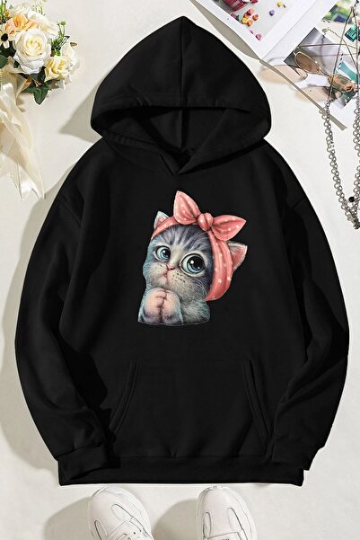 trendypassion Hanorac unisex Cute Cat