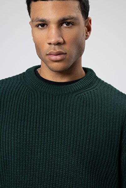 VAMOSCLO Πλεκτό πουλόβερ με λαιμόκοψη oversized Nefti