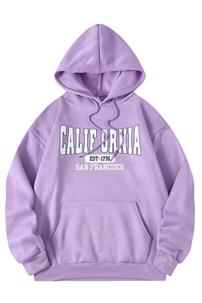 trendypassion سويت شيرت مطبوع عليه كاليفورنيا للجنسين