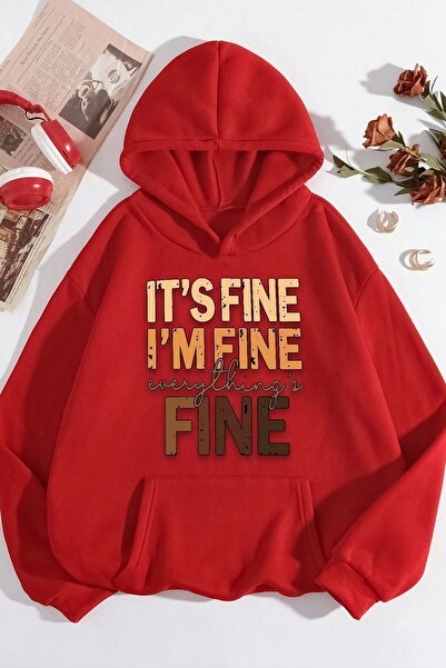 trendypassion Unisex Oversize Fine Printed Sweatshirt