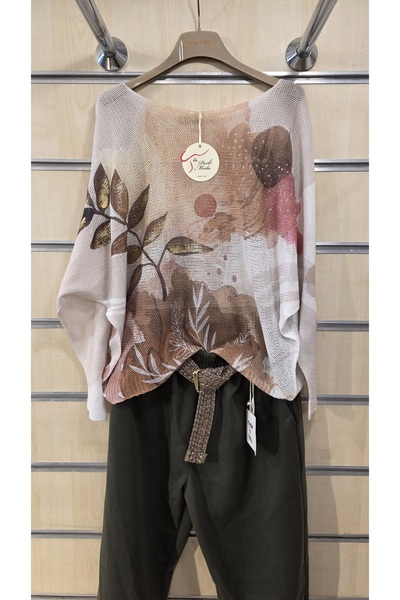 Park Moda Μπλούζα Mercerized Μικτό σχέδιο λουλουδιών