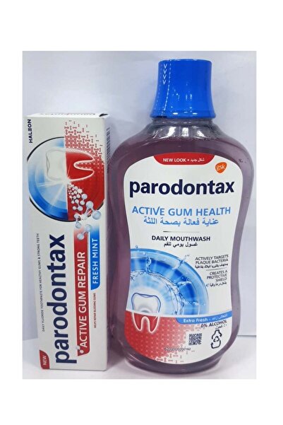 Parodontax Repair & Stop Bleeding Gum Toothpaste with Daily Mouthwash